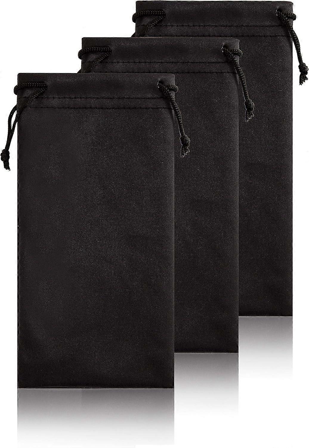 Soft Eyeglass Pouch 3 Pack - Pouch for glasses Microfiber Screen Cleaning Bag