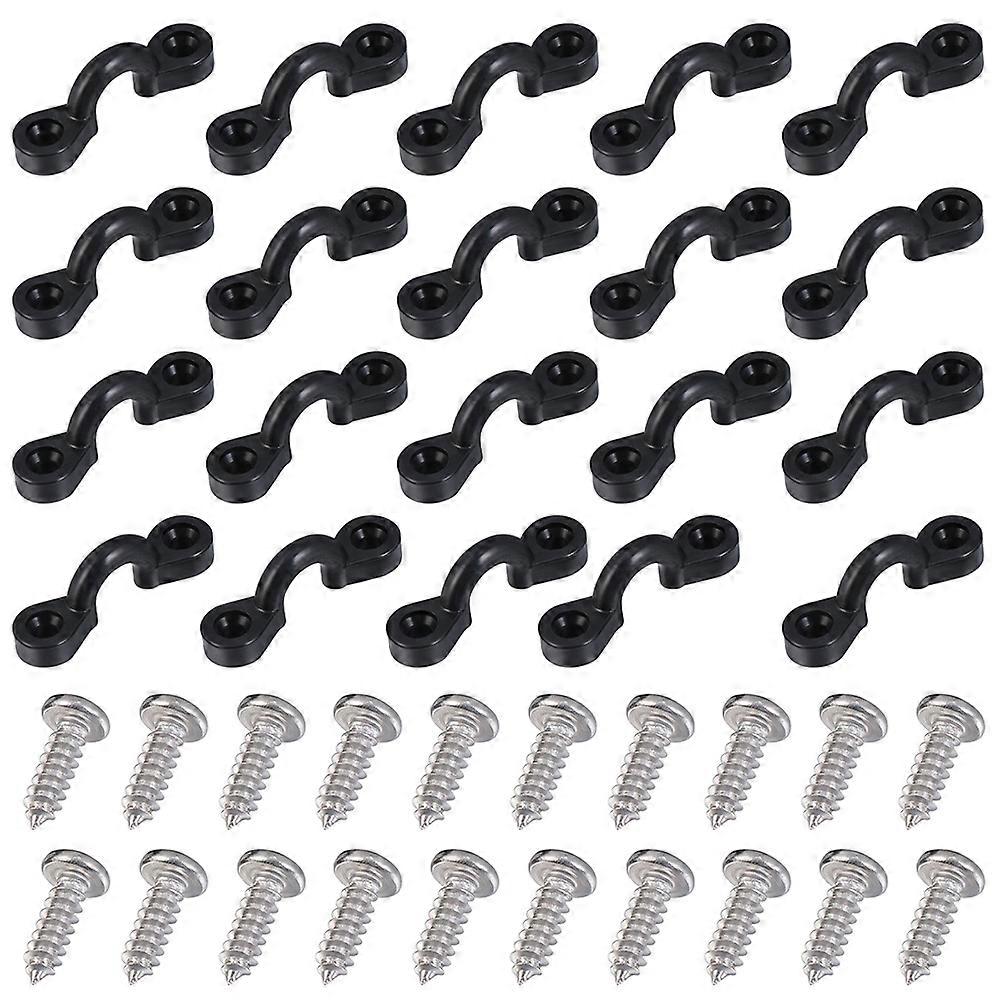 1 Set Plastic Kayak Canoe Boat Side Buckles Practical Handle Buckles