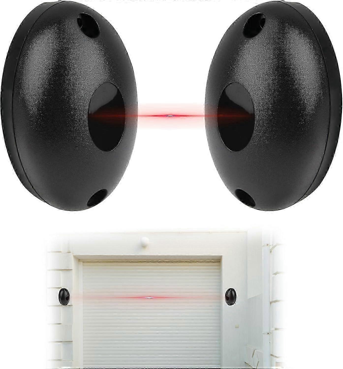 1 Pair Universal Gate Photocell, 12/24v Ac/dc Infrared Photocell, Safety Infrared Sensors For Automatic Gates And Garages, Compatible With Various Acc