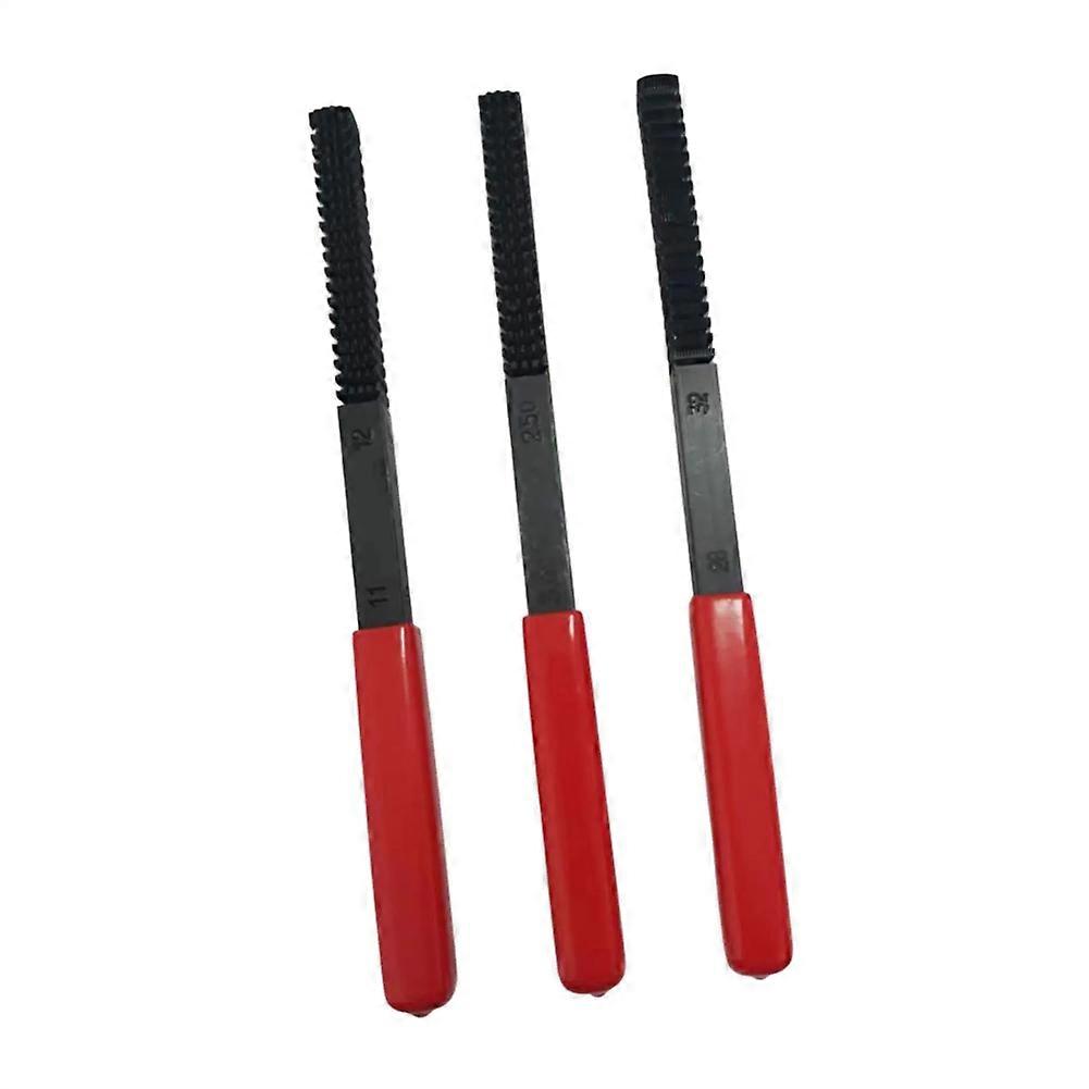 Thread File High Hardness Thread Restorer File Portable Multipurpose Metric Thread Repair File for Stud Bolt Screw Pipe