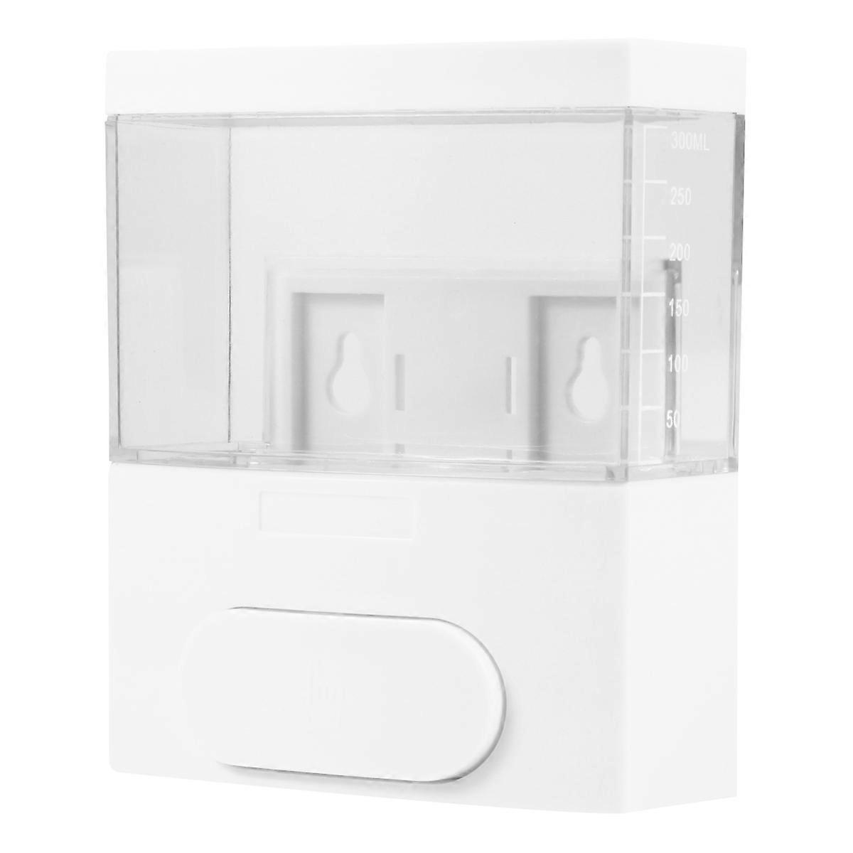 Wall-Mounted Liquid Soap Dispenser for Soap Lye Box 2Pcs Transparent