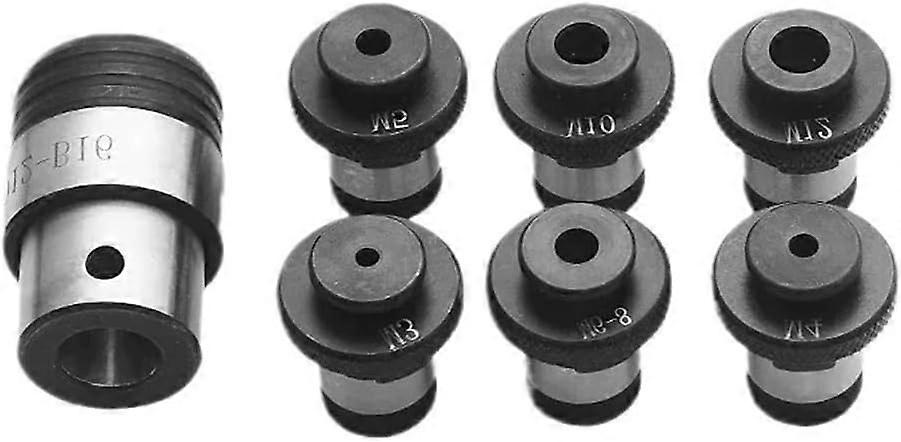 7pc Quick Change Tap Chuck Set with AntiOverload Protection and Precision Collet M3M12