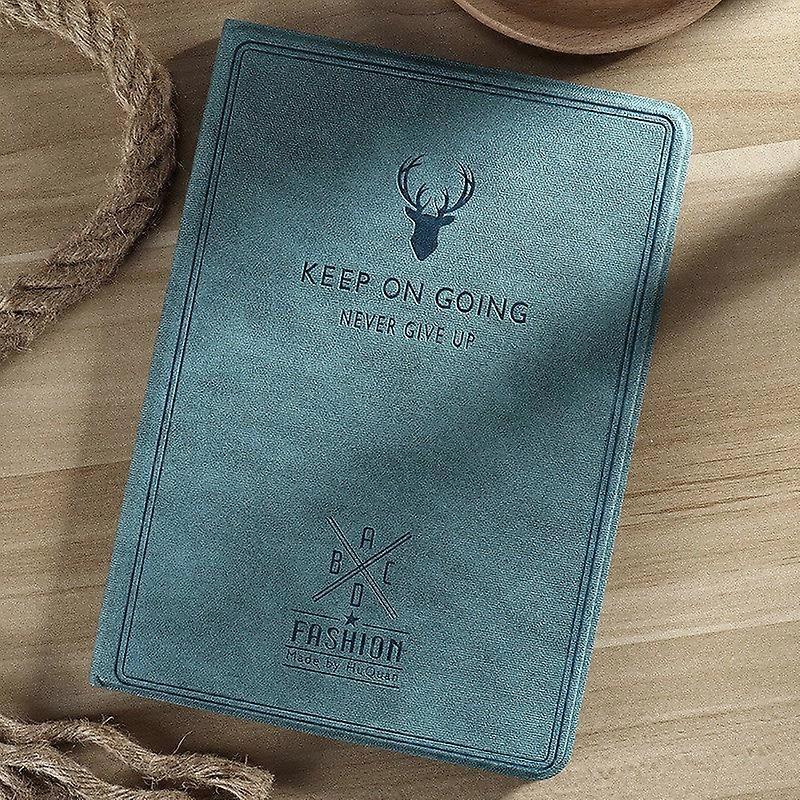 Stylish Case For Ipad Pro 2017 10.5" Deer Head Blue Soft Leather