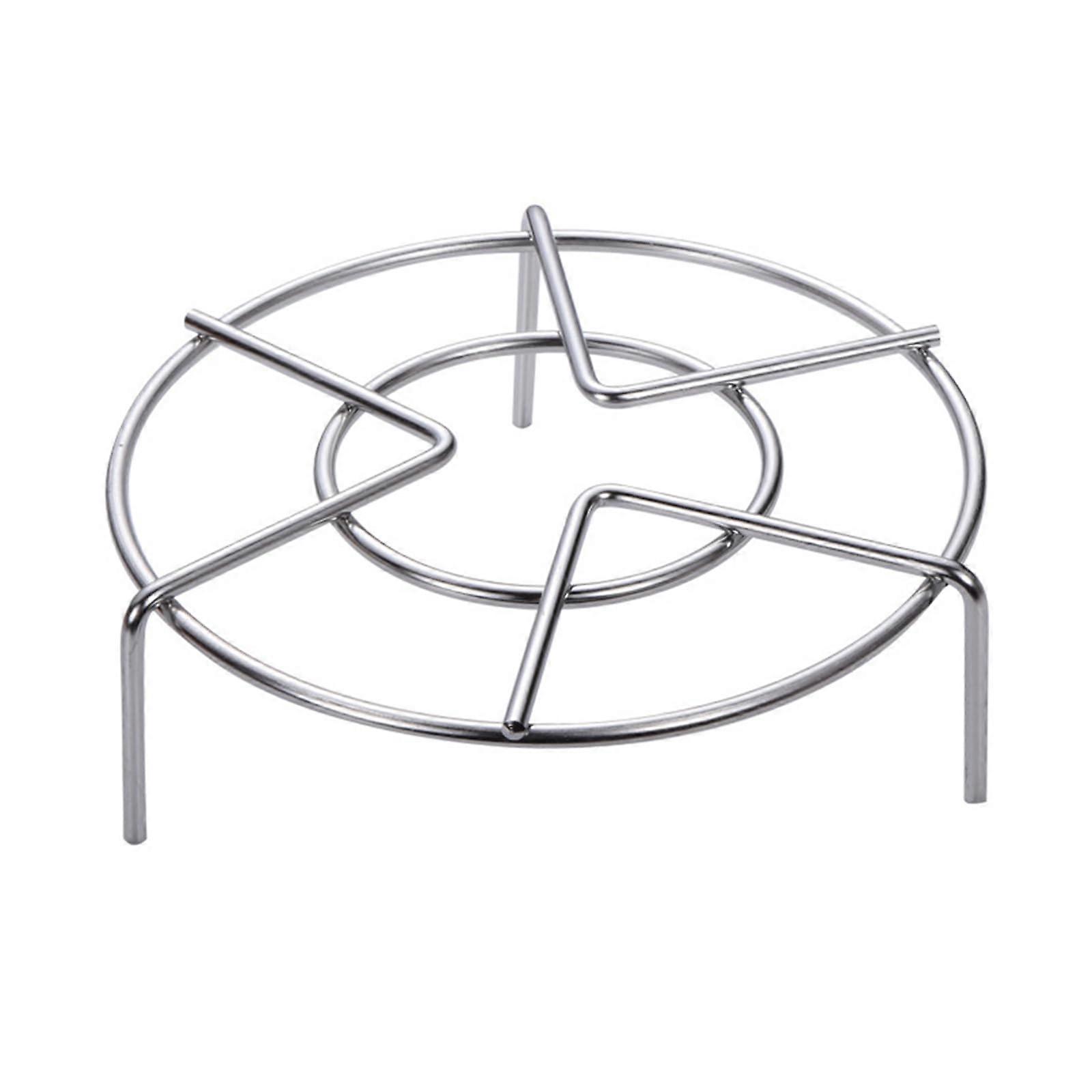 Stainless Steel Steaming Rack with ThreeLeg Stable Design for MultiFood Cooking