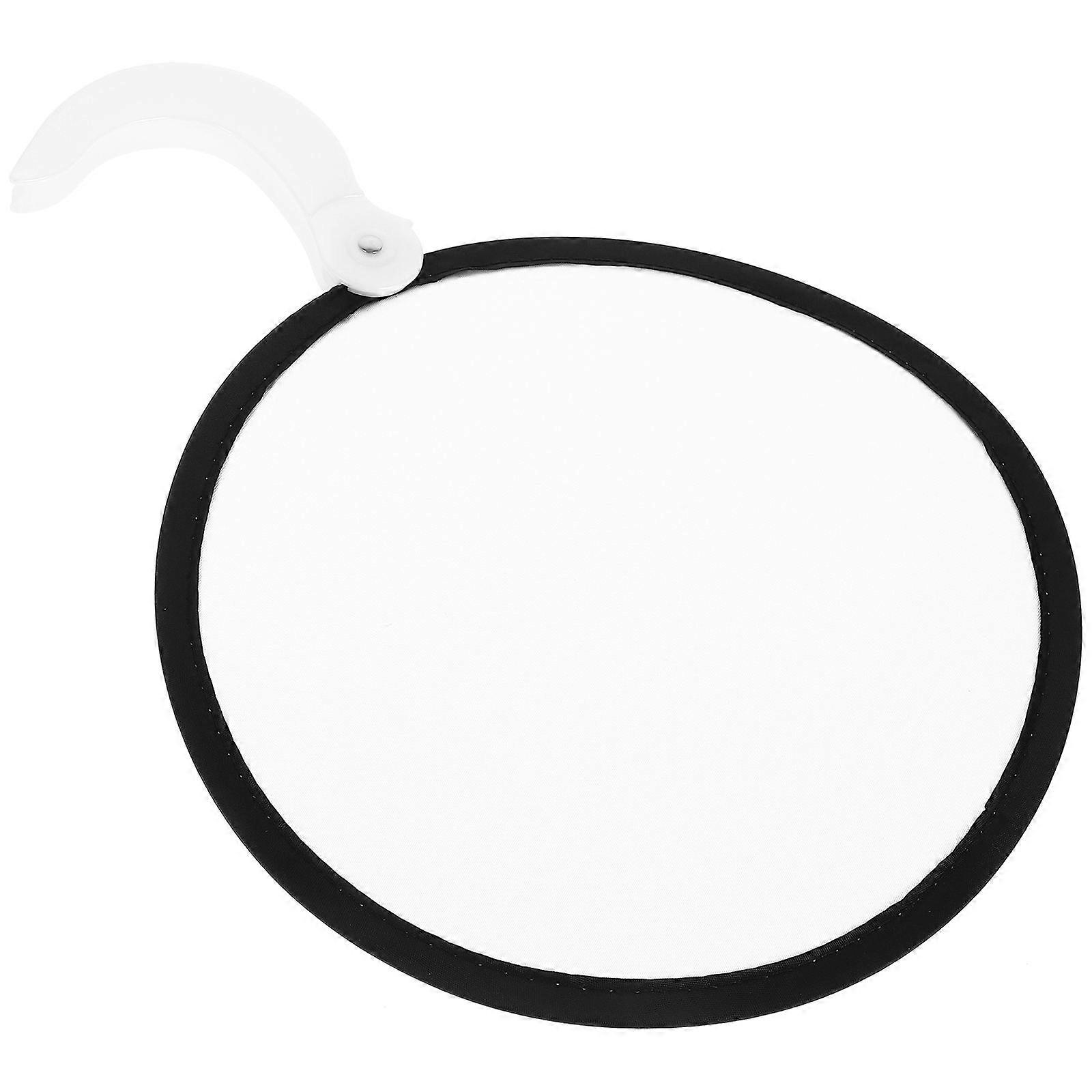 Folding Round Fan Classical Dance Prop Portable Wedding Decor 1 Set