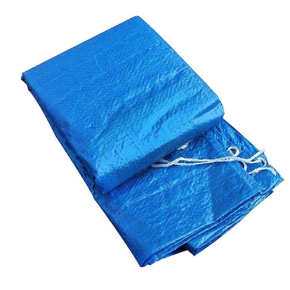 Blue PE Fabric Round Pool Cover for Inflatable Pools Dust and Rain Protection