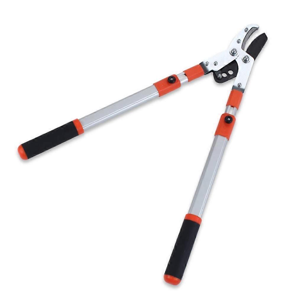 Tree Pruning Lopper Telescopic Long Handle Anvil Shears with Sharp Steel Blade for Thick Branches