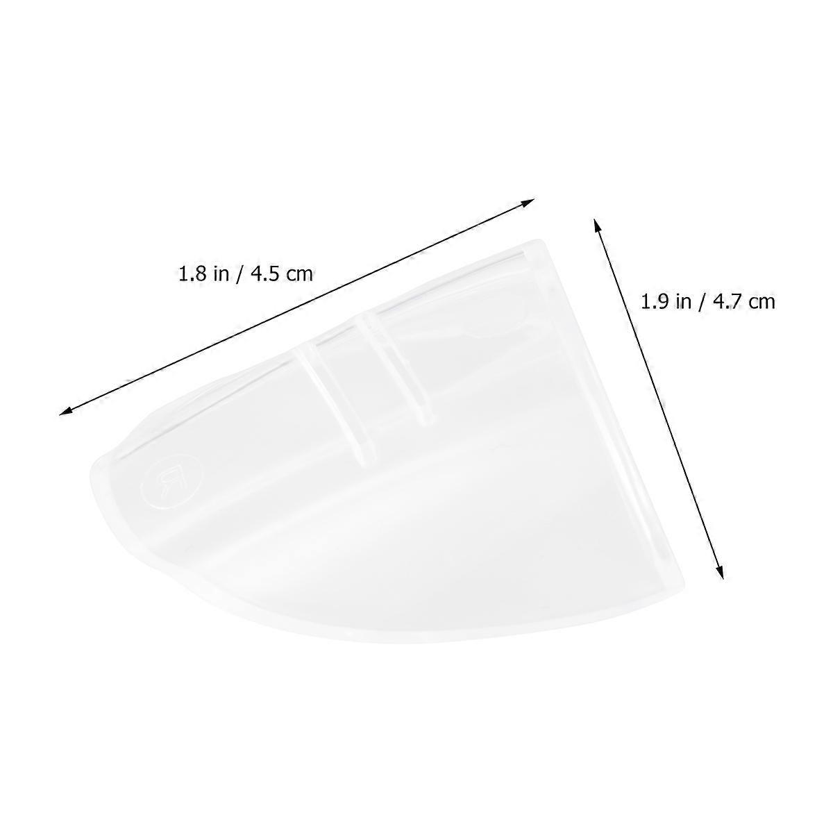 Glasses Wings Eyewear Protector for Protecting Use 2Pairs White