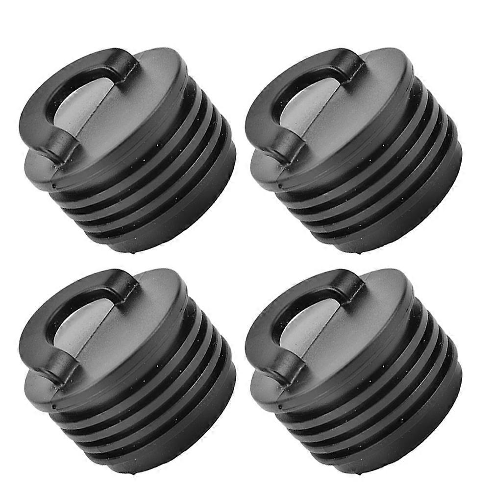 Boat Drain Plug Drain Plug for Kayak Use 4Pcs Flexible Rubber Material