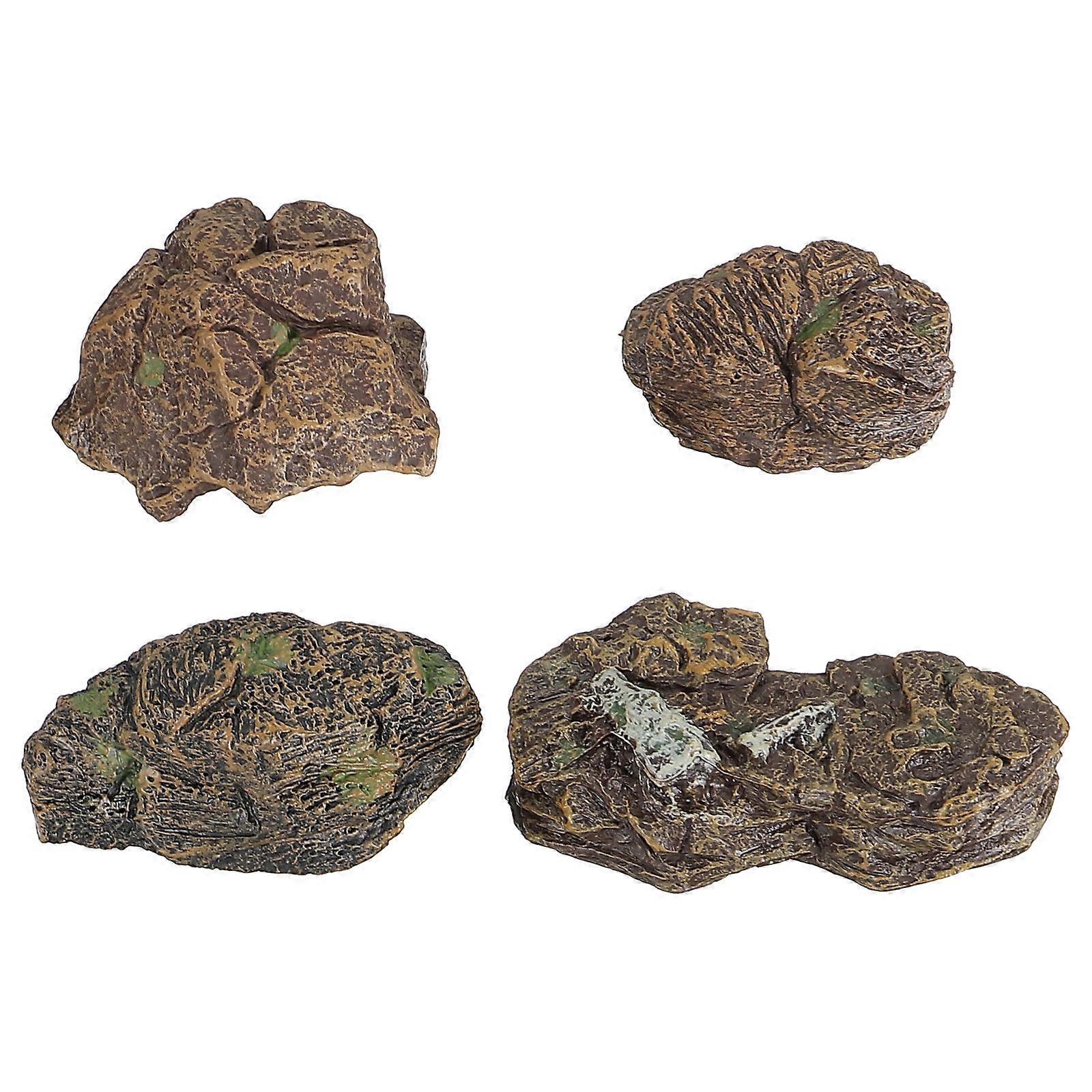 Micro Landscape Decoration Simulation Stones for Decoration 12Pcs