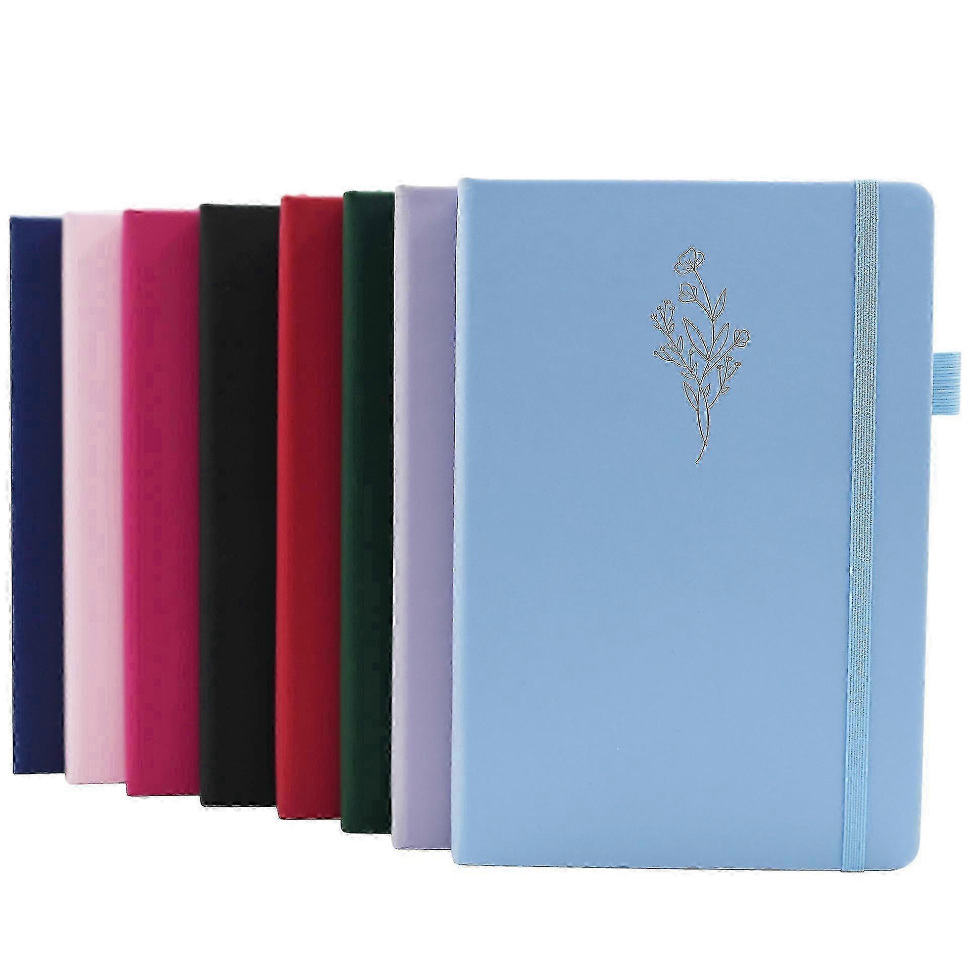 2025 A5 high value book new office notebook diary strap notepad simple horizontal line book