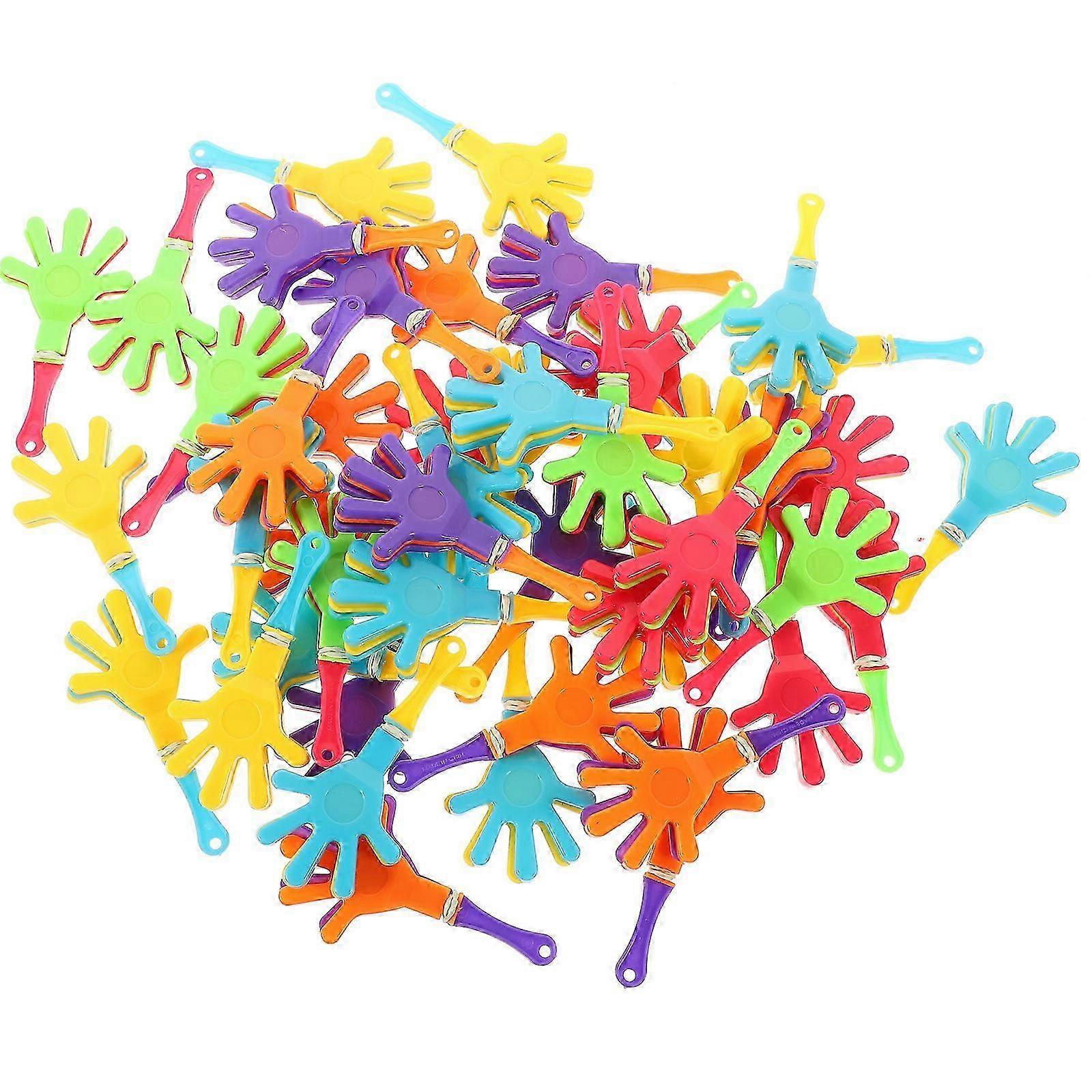 Plastic Noise Maker Hand Clappers for Party Fun 100Pcs Set