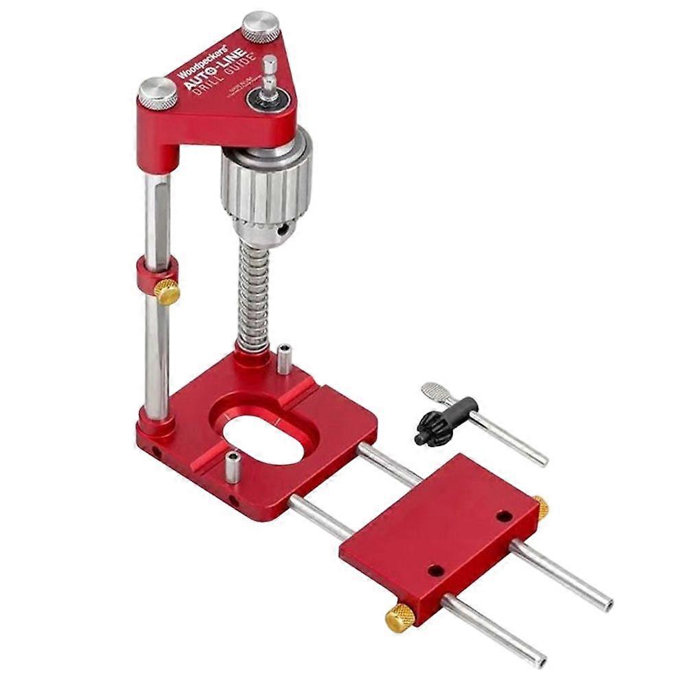 Auto Line Drill Guide Woodworking Drill Locator Precise Hole Drill Punch Positioner Auto-Line Drill Template Guide Tool