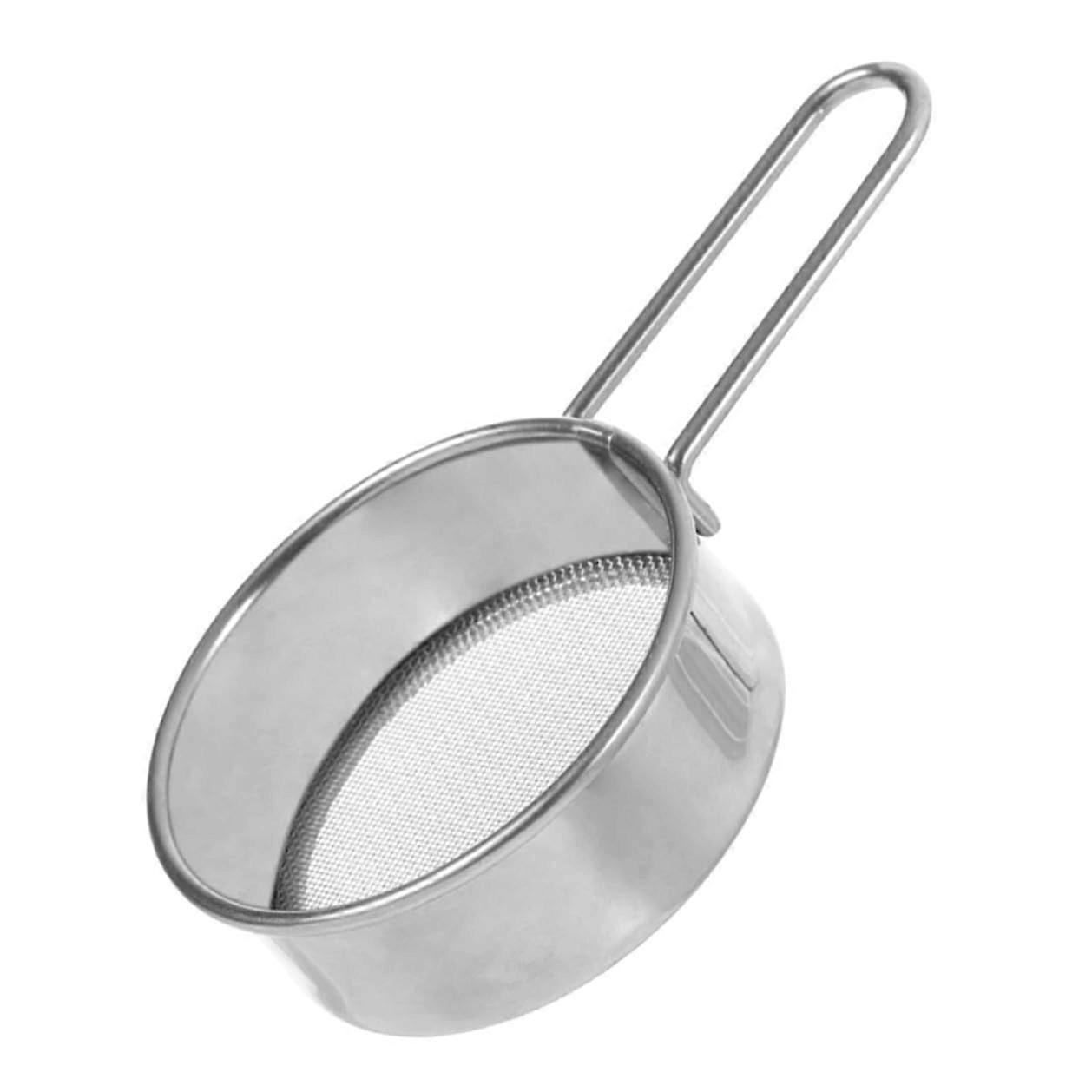 Stainless Steel Flour Sifter with Fine Mesh and Easy Grip Handle for Baking and MultiPowder Use