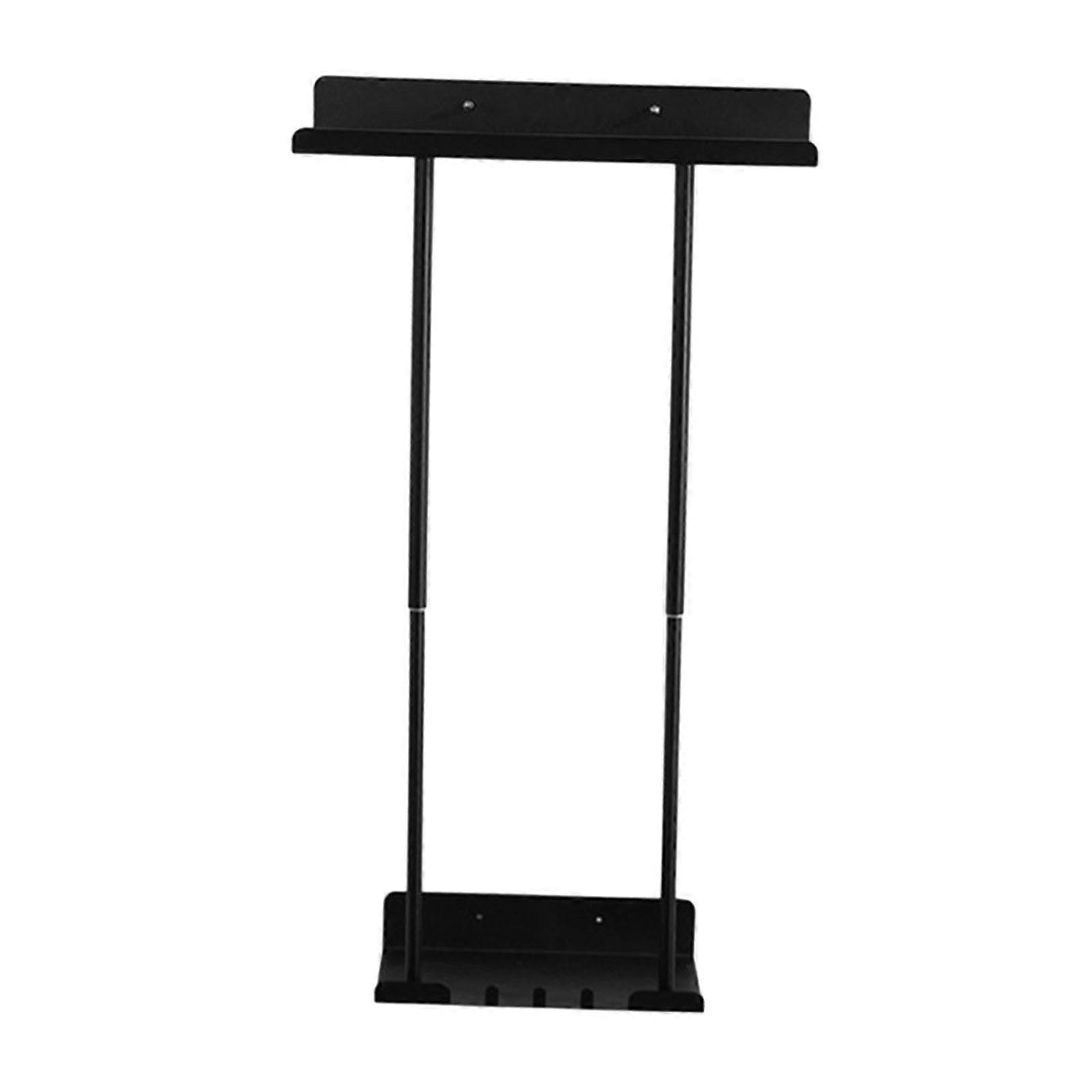 Wall Mounted RustResistant Metal Towel Rack with Hooks for Small Bathroom Storage Organizer