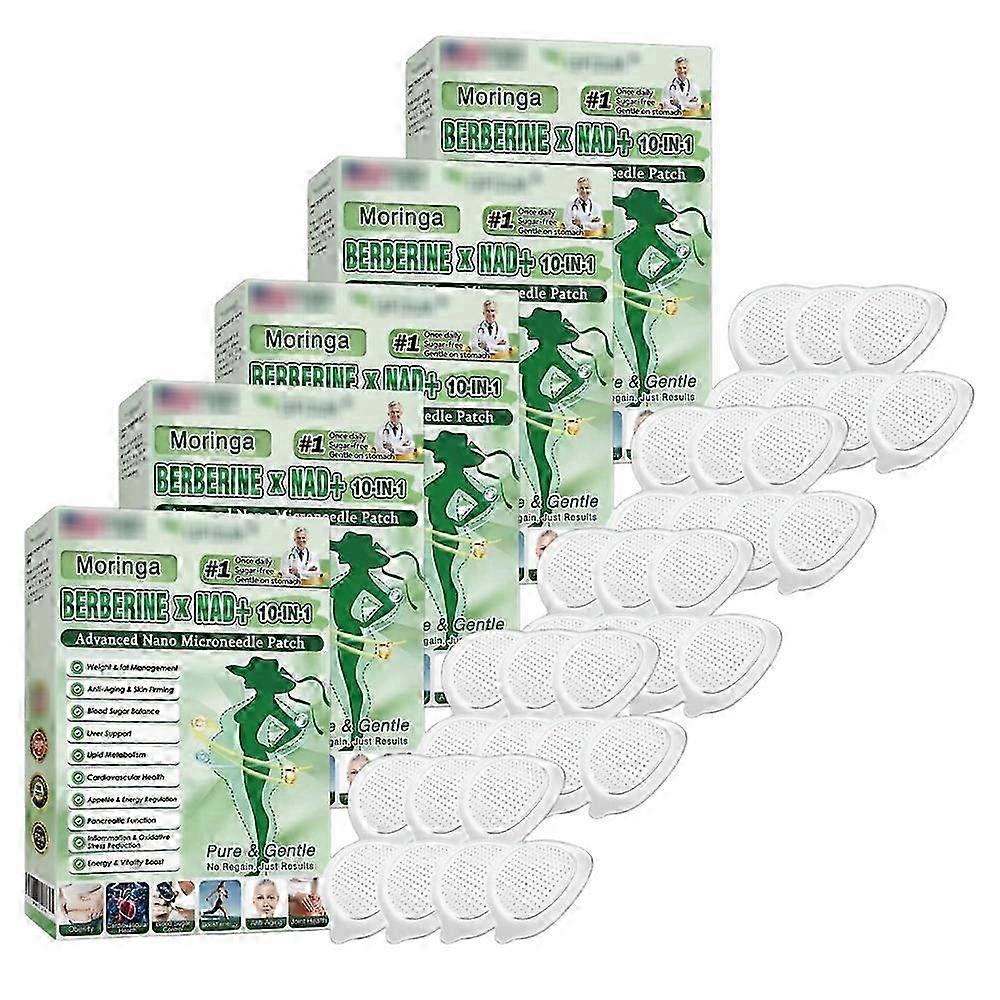 Moringa Berberine x NAD+10-in-1 Advanced Nano Microneedle Patch