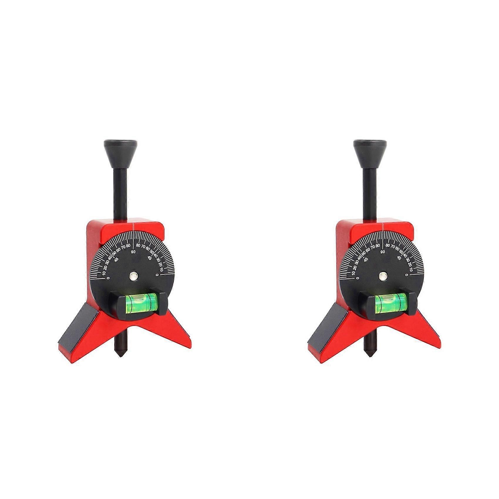 2X Pipe Center Finder, with Magnetic Centering Head, Pipe Fitting Tools 2.75inch Y-Shape with Adjustable