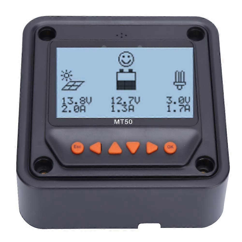 MT50 Solar Charge Controller Display LCD Remote Meter for Solar Panel Battery Monitor