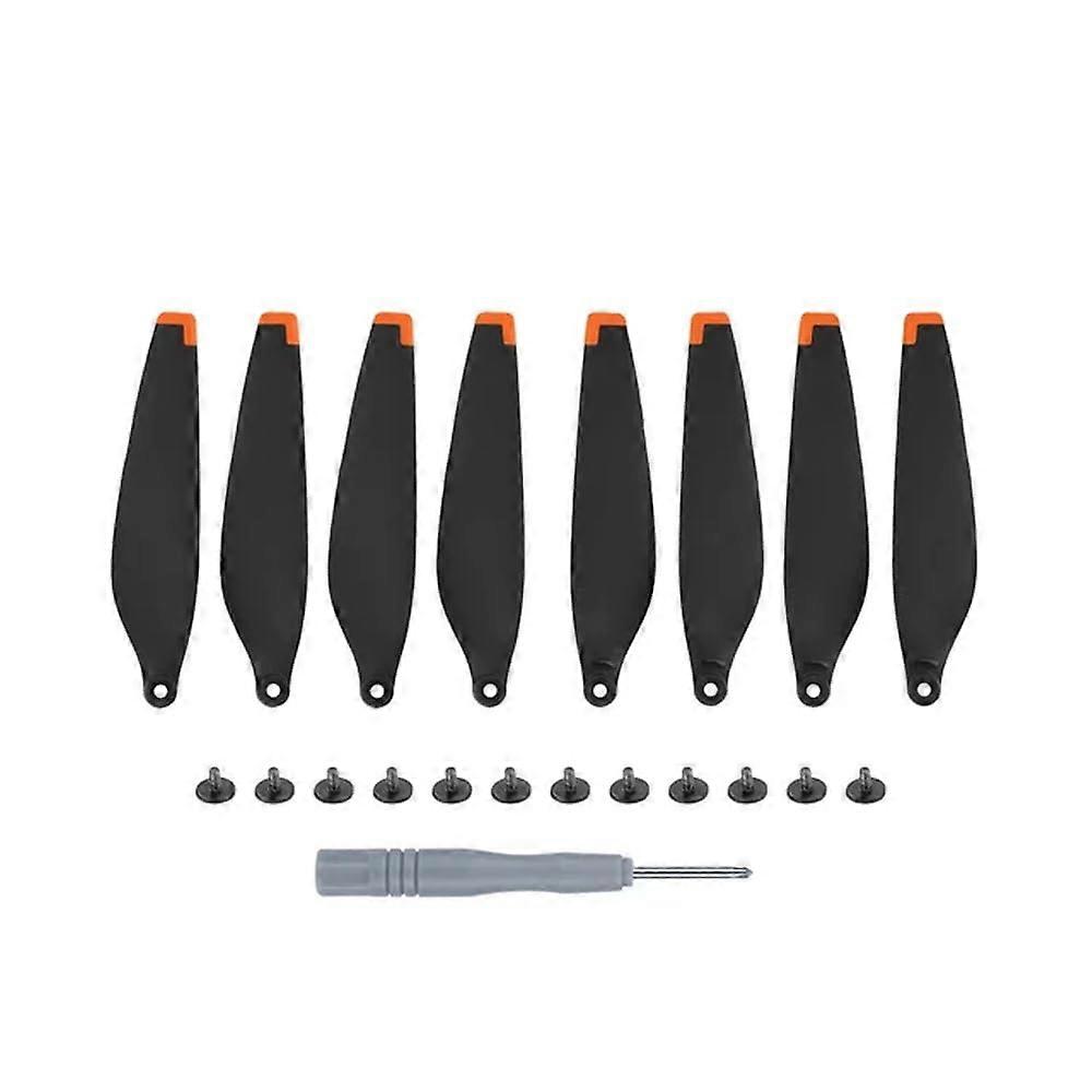 Drone Propellers Lightweight Durable Orange Replacement Set for 3 PRO with Quick Installation