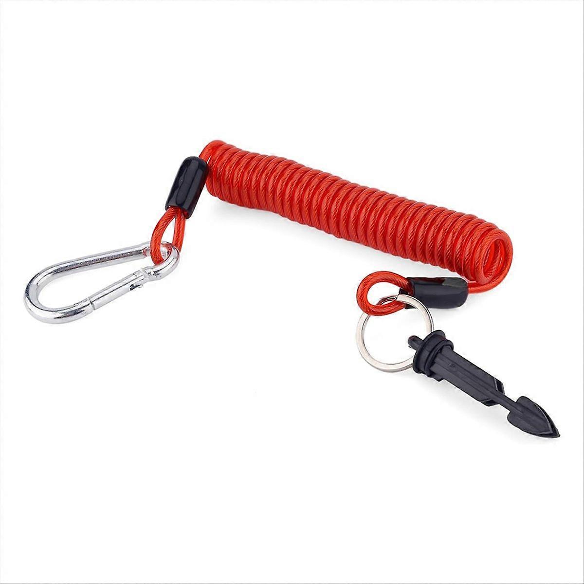 6ft Trailer Brake Away Cable with Rebound Spring