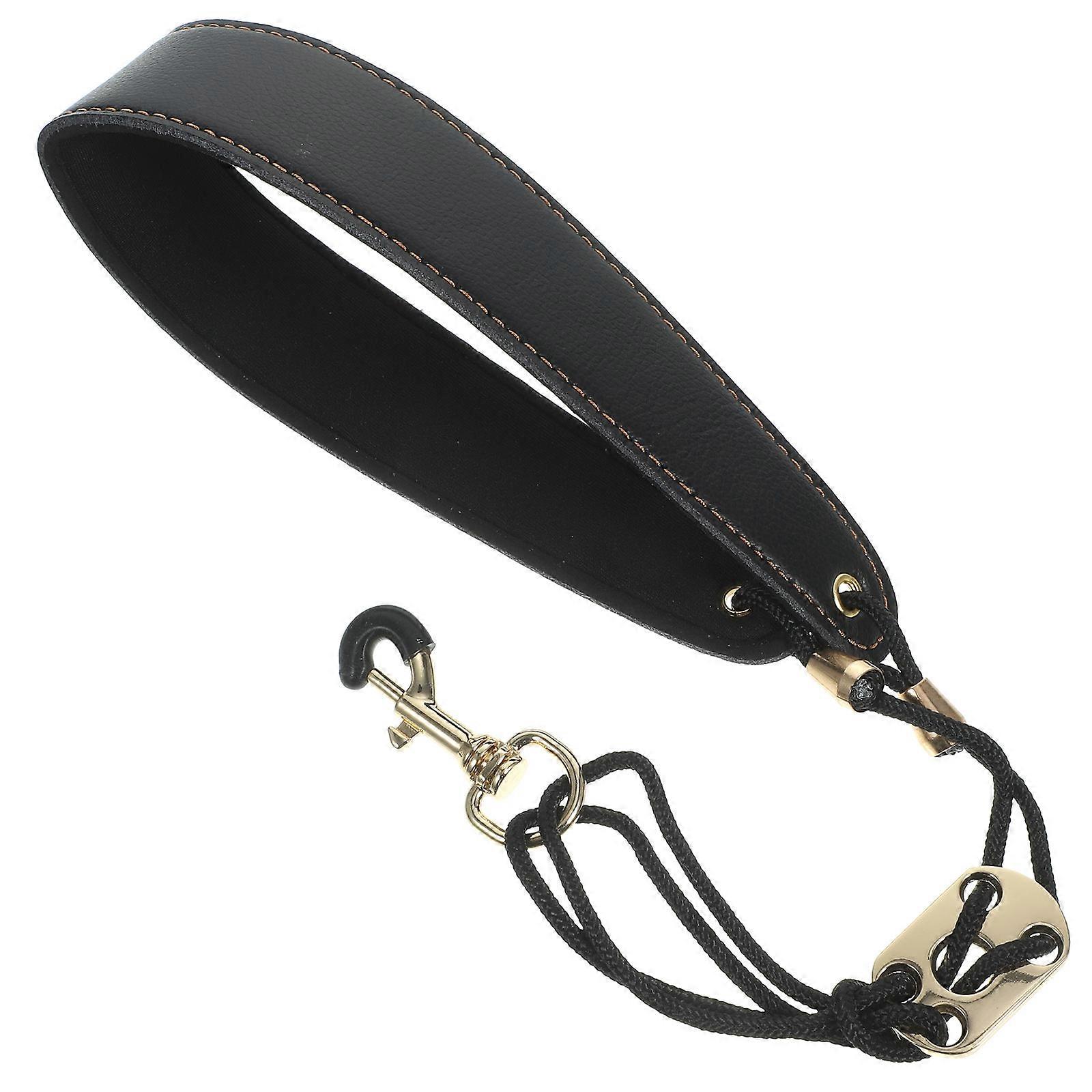 Simple Saxophone Belt for Neck Fixing 1Pcs Black Comfortable Saxophone Strap