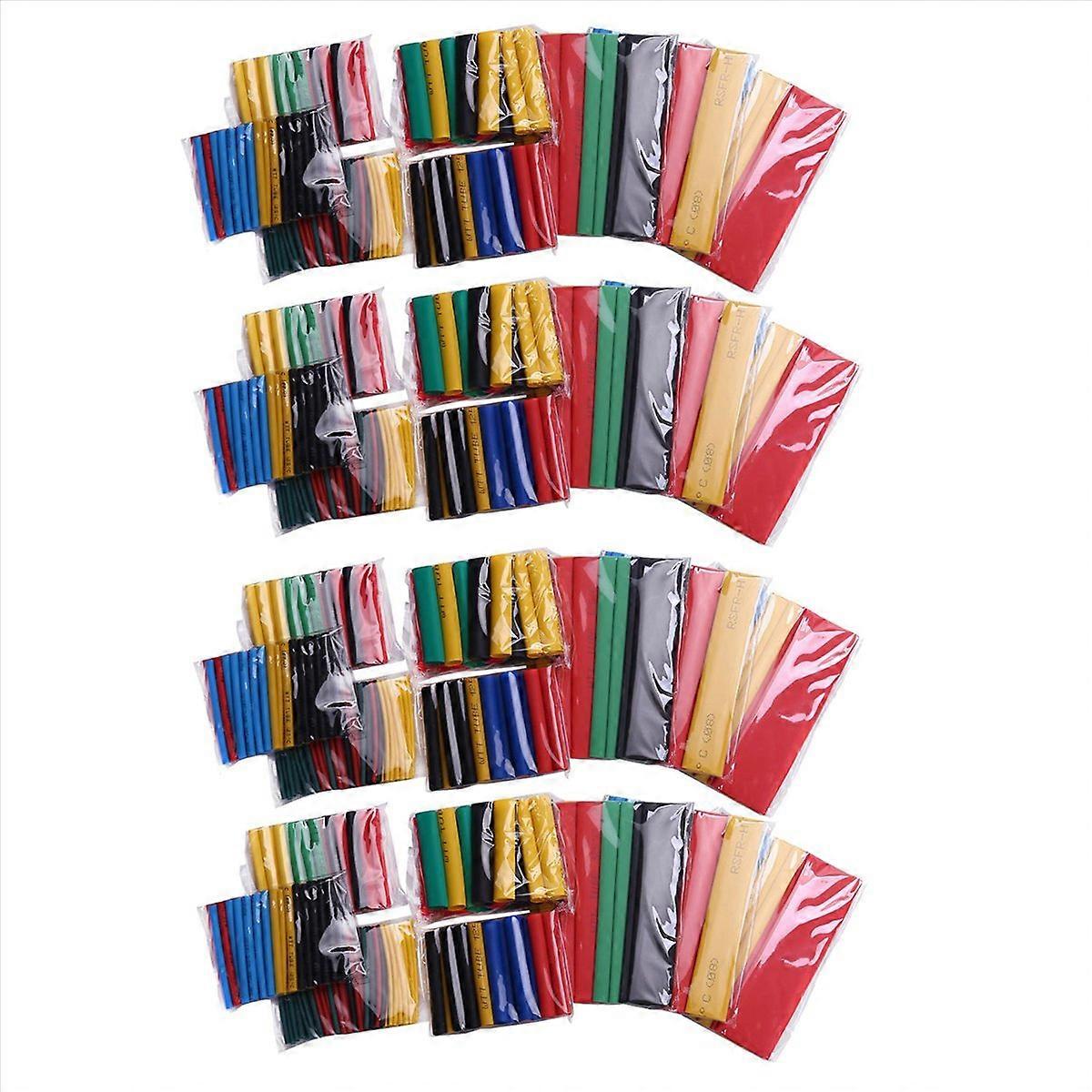 164Pcs PE Shrinking Assorted Cable Tubing Set Tool Accessories