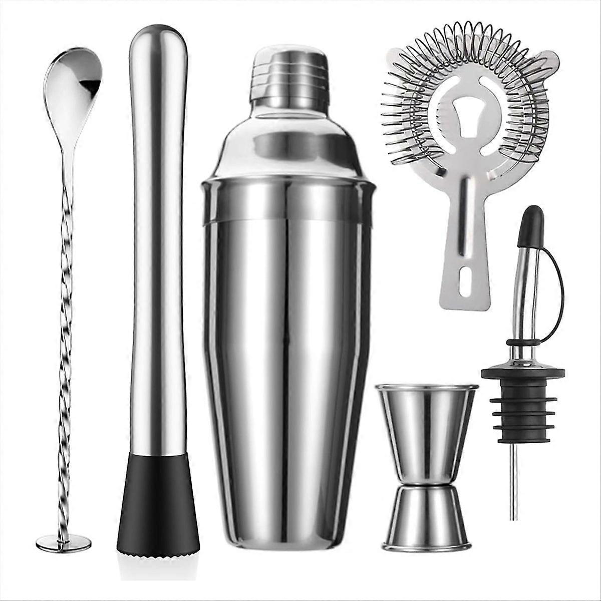 Shaker Zeef Muddler Jigger Menglepel Schenktuit Bartender Kit