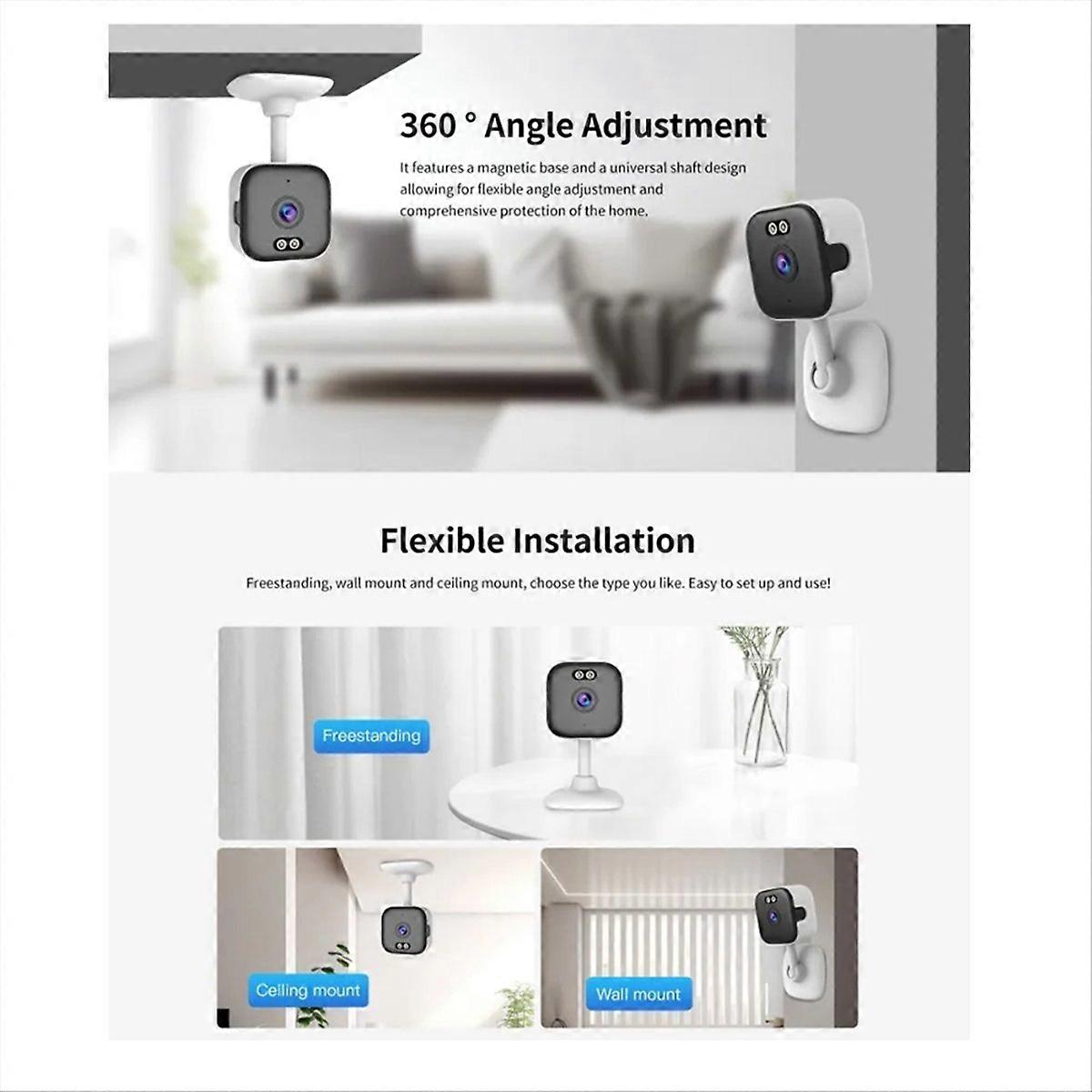 3MP Security Camera Dual Band 2.4G 5G WIFI IP Camera EU Plug