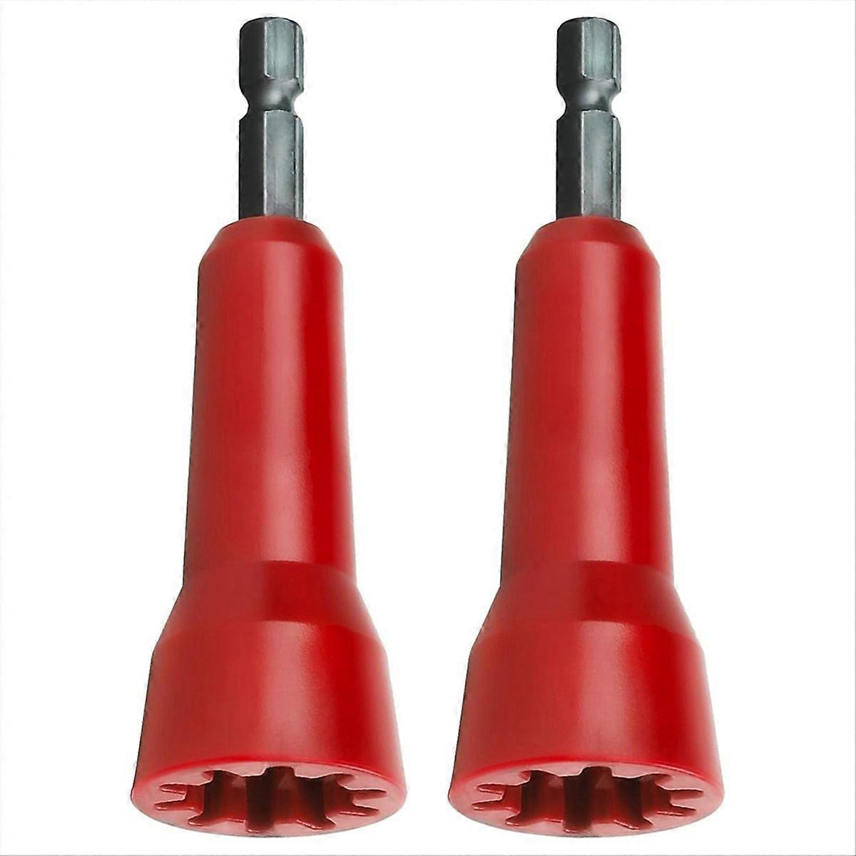 Wire Twisting Tool, Twister,with 1/4 Inch Chuck,2 Pack(Red)