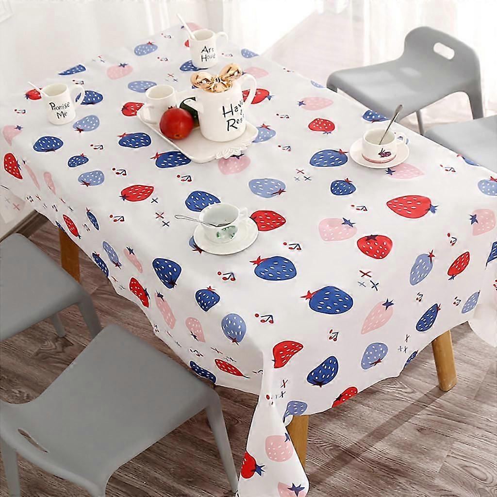 Tablecloth Style 0800 Anti-Stain Waterproof Rectangular Kitchen Dining Table Home Decoration
