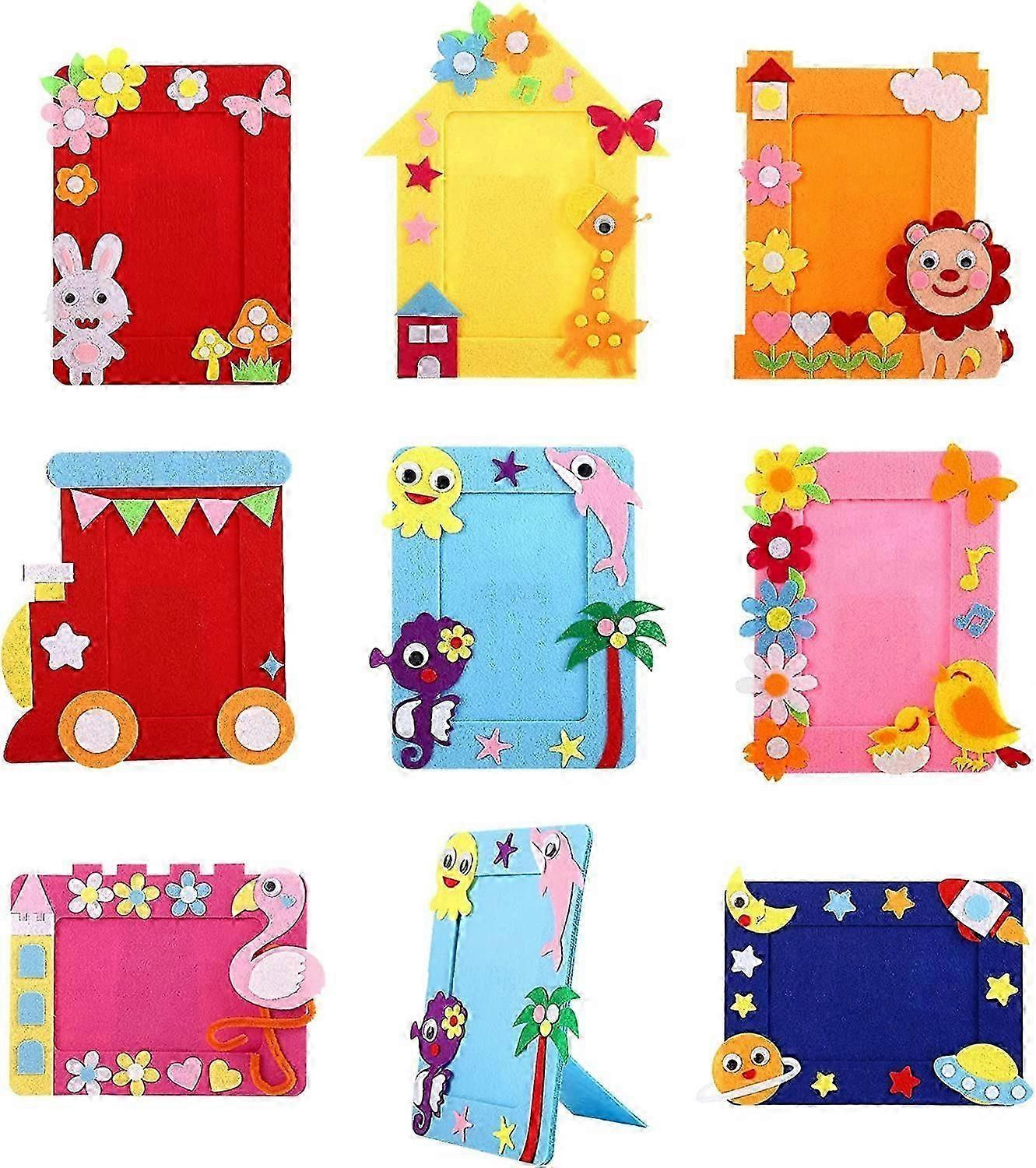 8-Piece Craft Set for Children's DIY Picture Frames