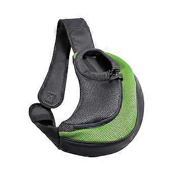 Handsfree hondendraagtas – Ademende schoudertas voor huisdieren <2,7 kg | Verstelbare borst-/rugzak, veiligheidshaak en afsluitbare ritssluiting | Compatibel met