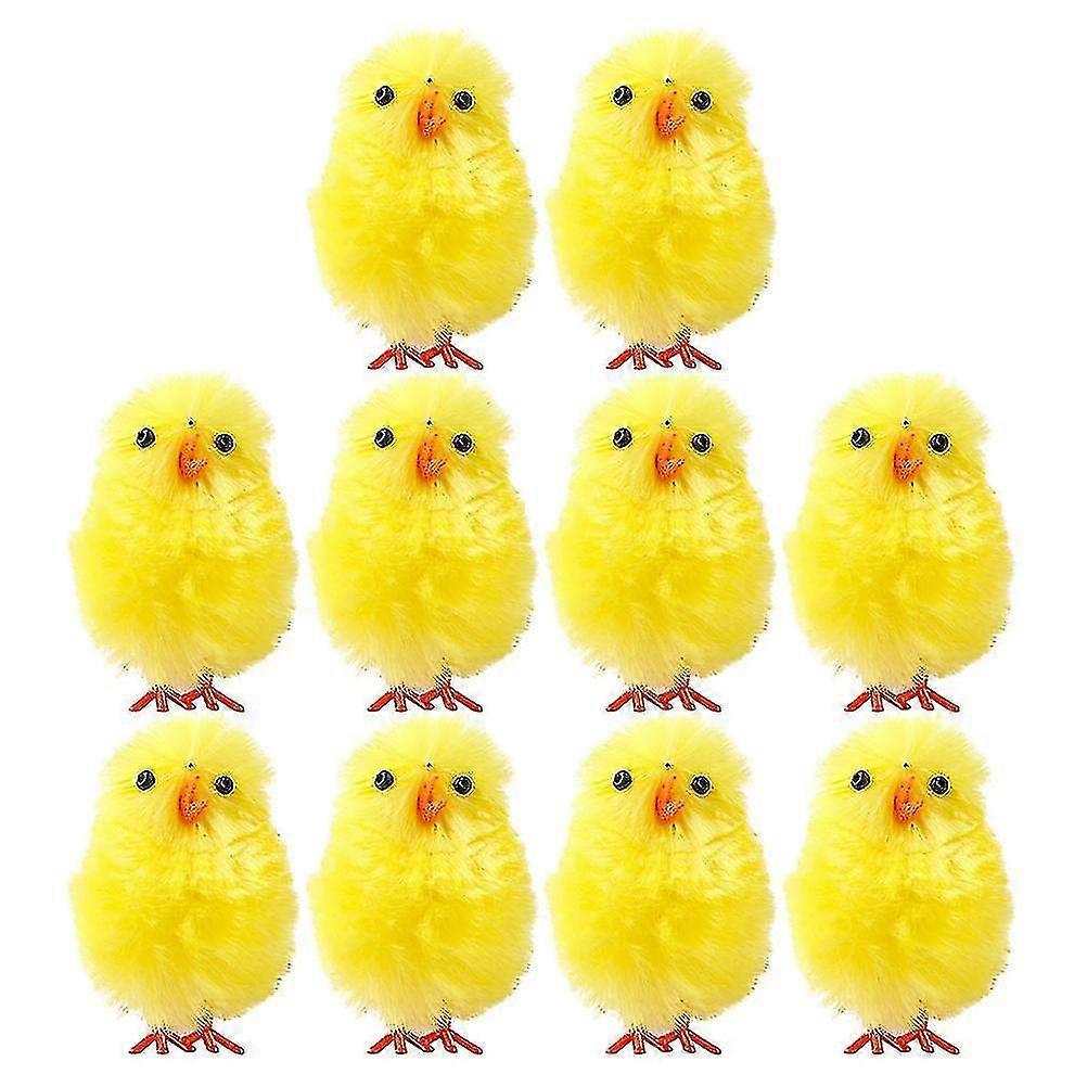36pcs Mini Easter Chicken Easter Scene Decoration Party Supply