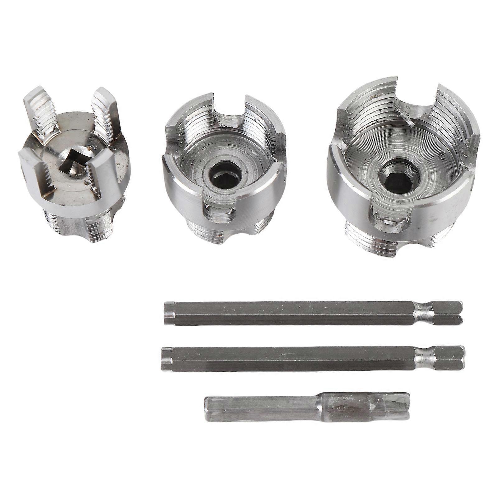 Integrated Internal External Pipe Threading Tools 1/4in Hex Shank G1/2 G3/4 G1 Pipe Thread Maker Tools Pipe Thread Cutting Tool