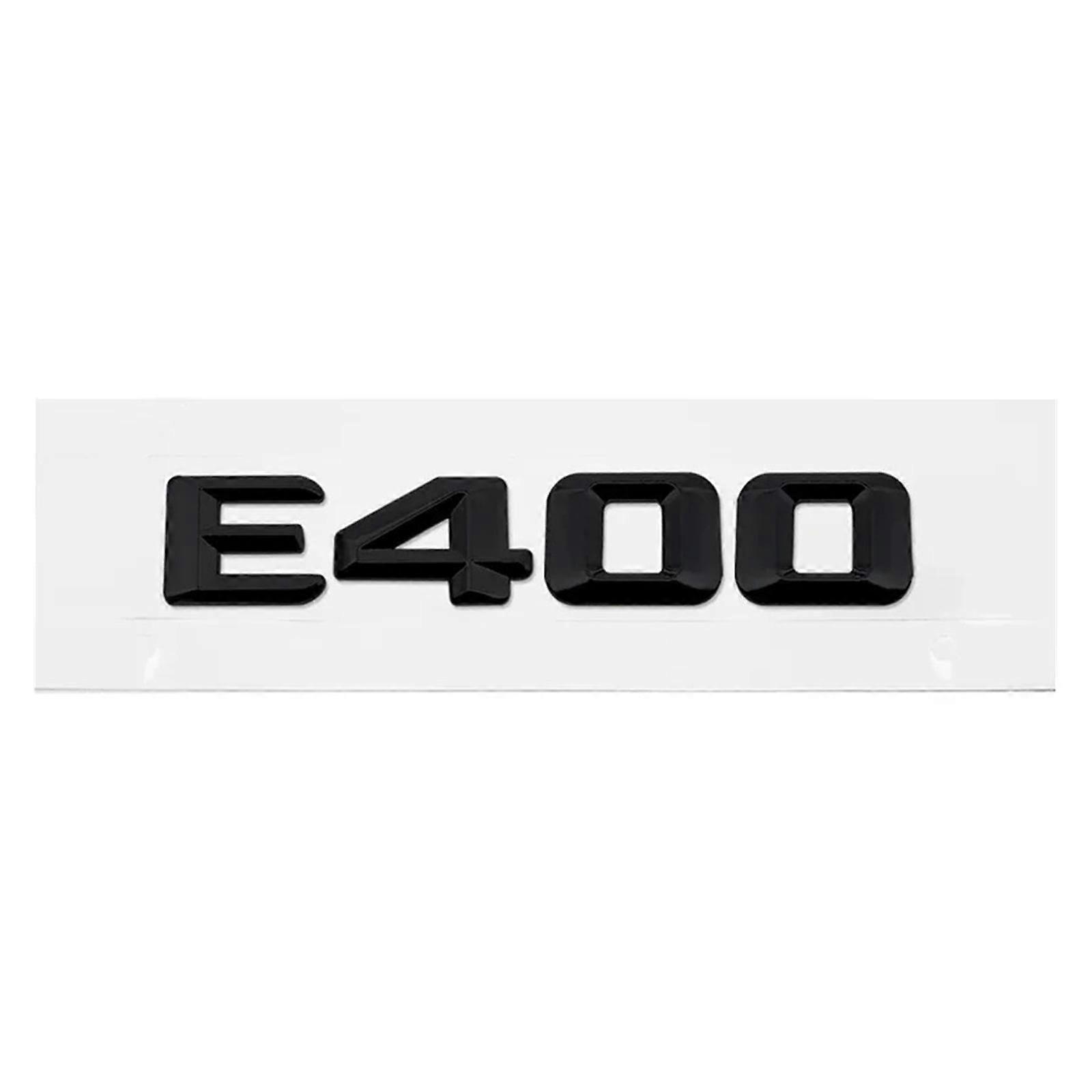 Car Rear Trunk Number Letter Sticker Tail Box Emblem Badge Compatible with E300 E320 E350 E400 E420 E430 E500 E550