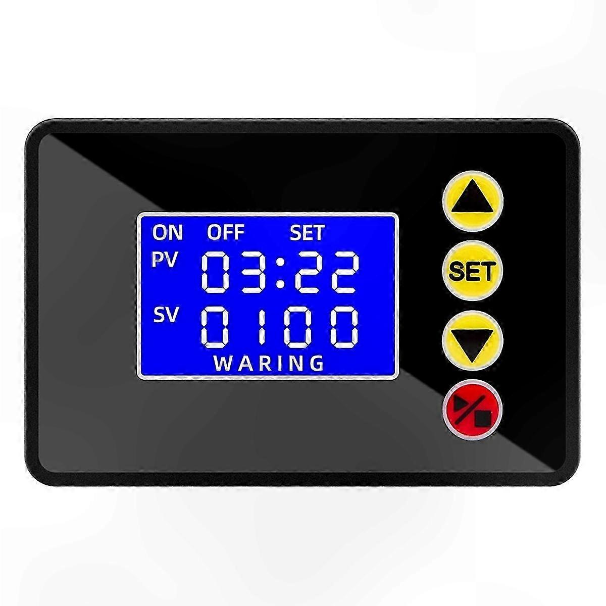 Digital Timer Switch with Programmable Relay for On/Off Timing Control Cycle Delay DC 1
