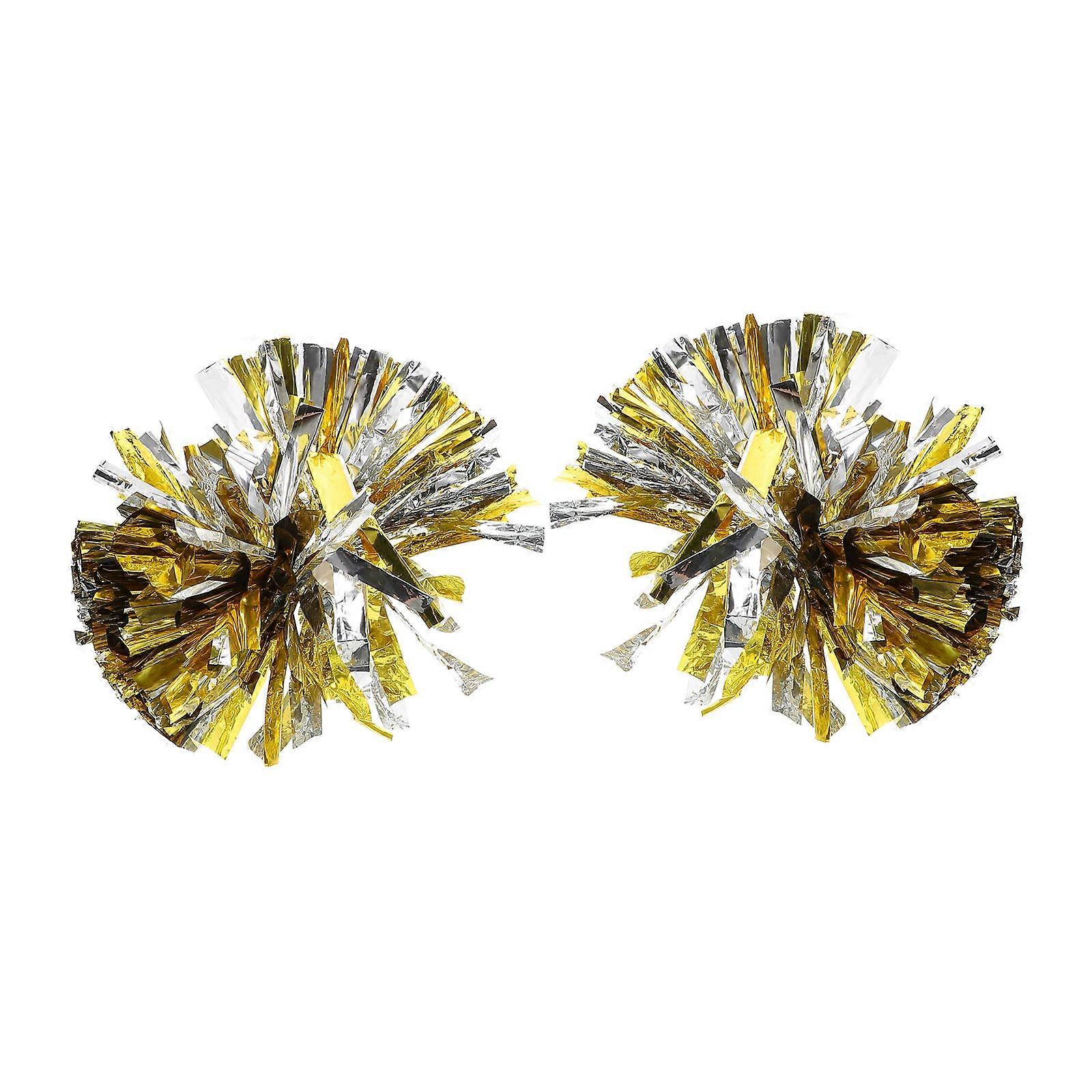 Cheerleader-Pompons, 4 Stück, leicht