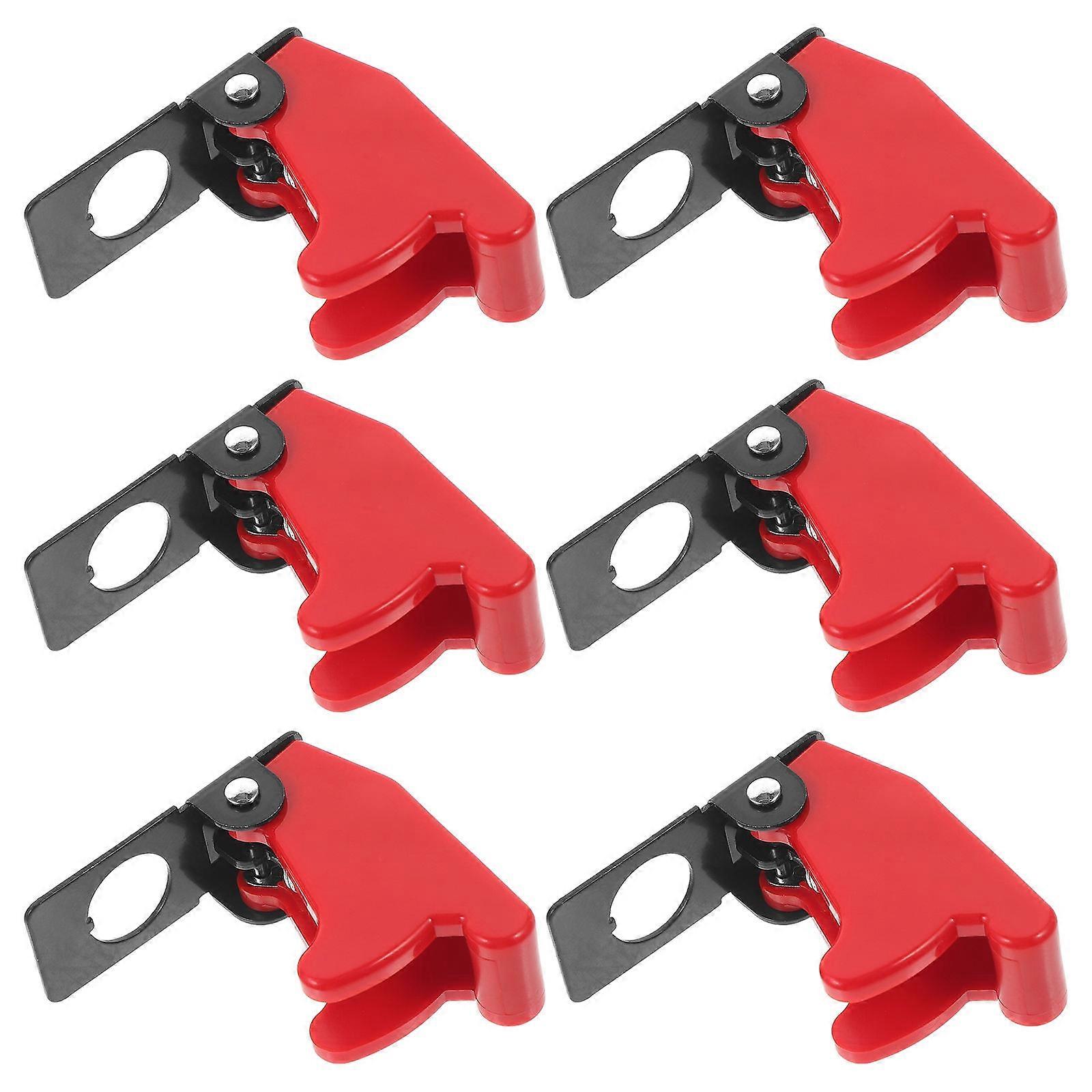6pcs Toggle Switch Covers Dust Covers Safety Switch Covers Switch Protective Covers