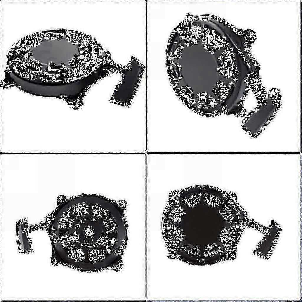Engine Recoil Starter for Briggs Stratton 497680 Black Plastic