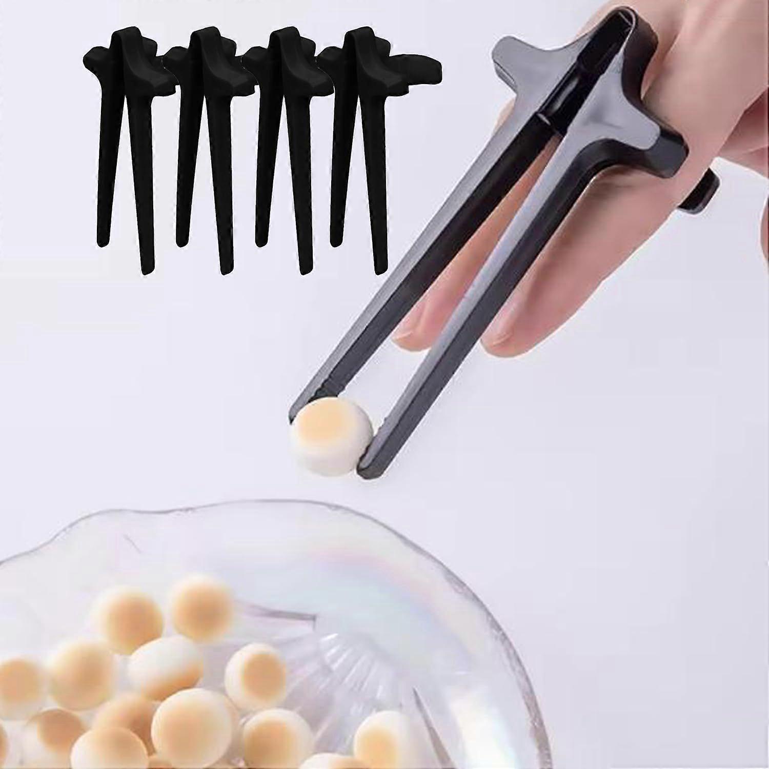 4 Pcs Baguettes Doigt (Noir)