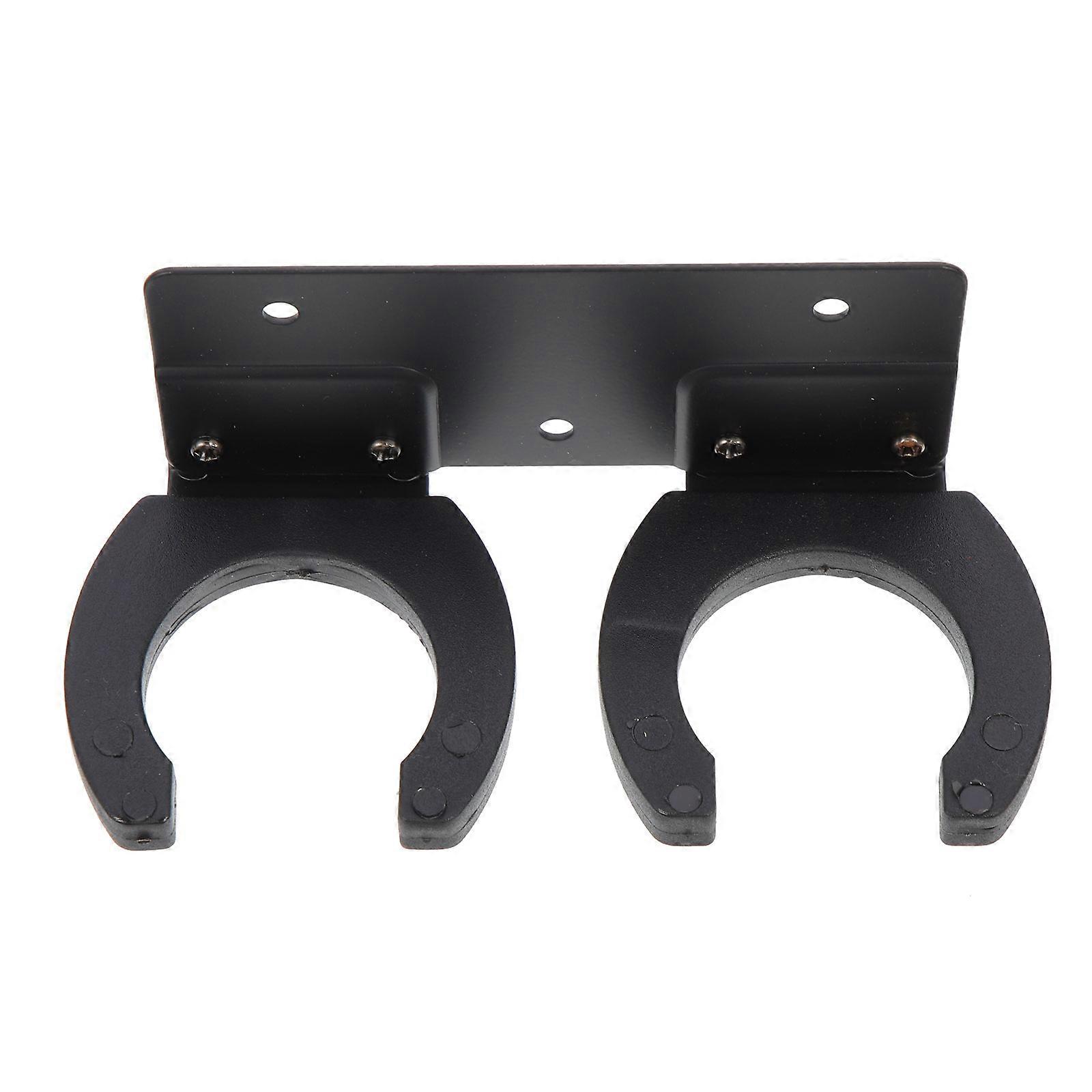 Microphone Storage Hook Metal Bracket for Storage Use Wall Double Hook