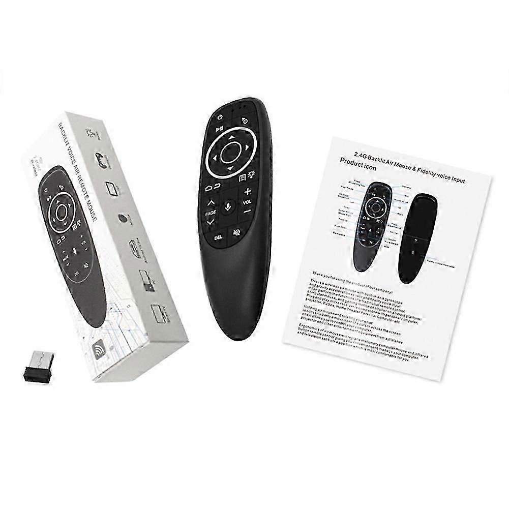 G10S Pro Remote Control compatible with Android TV Box Voice Remote Control 2.4G Wireless Mouse Gyroscope IR Remote LED Backlight
