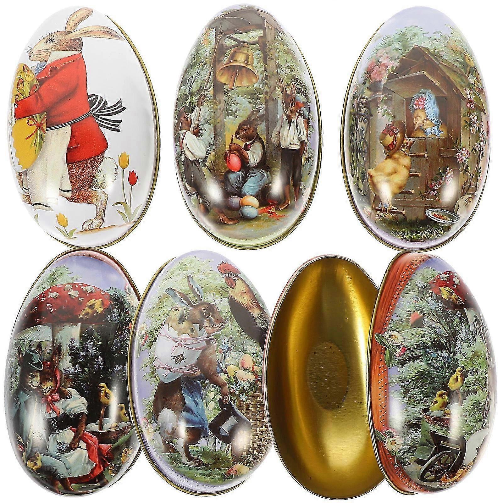 18 Pcs Easter Candy Container Durable Rectangular Box Suitable For Easter Party Gift Packaging And Celebration Activities With Assorted Colors