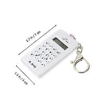 Kids Calculator Portable Electronic Calculator Backpack Keyring Pendant Calculator Bag Pendant Kid Party Favor