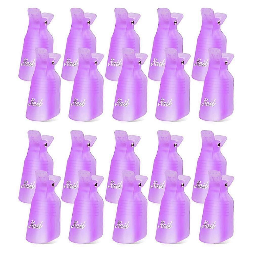 2PCS Nagelentfernung Ärmelentfernung Clip-Purplemake up