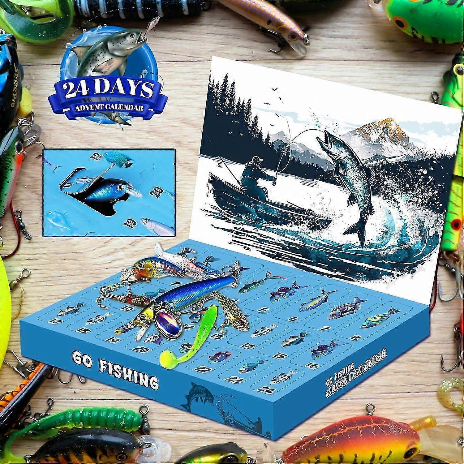 24 Dagen Kerst Countdown Fish Tackle Set