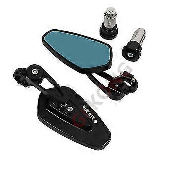 For Ducati Monster 696 795 796 797 821 937 S2r 800 Motorcycle 22mm 7/8"aluminum Alloy Bar Grips End Rearview Side Mirrors HHS