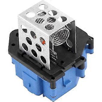 Resistencia del motor del ventilador Calentador de aire Controlador de clima para piezas de repuesto de automóviles (azul negro) (1pcs)