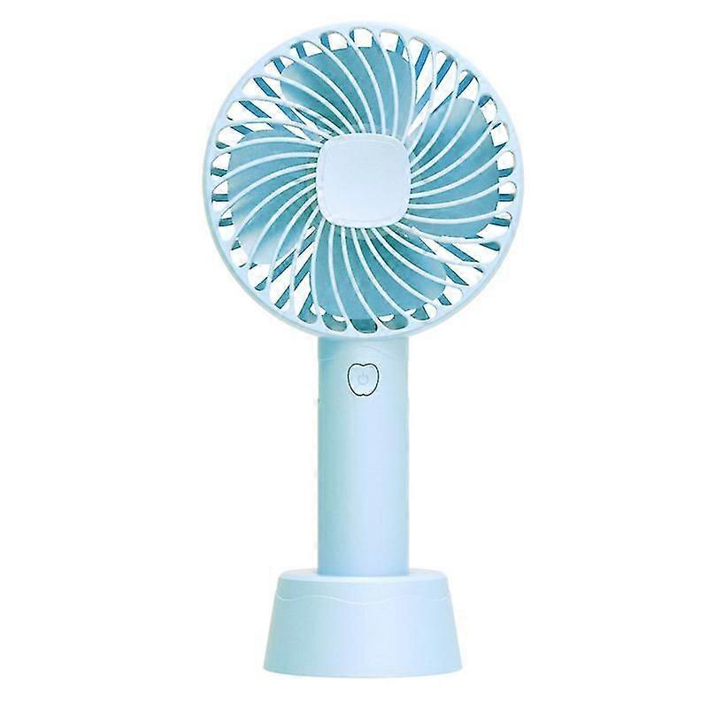 Portable Usb Rechargeable Handheld Fan -blue