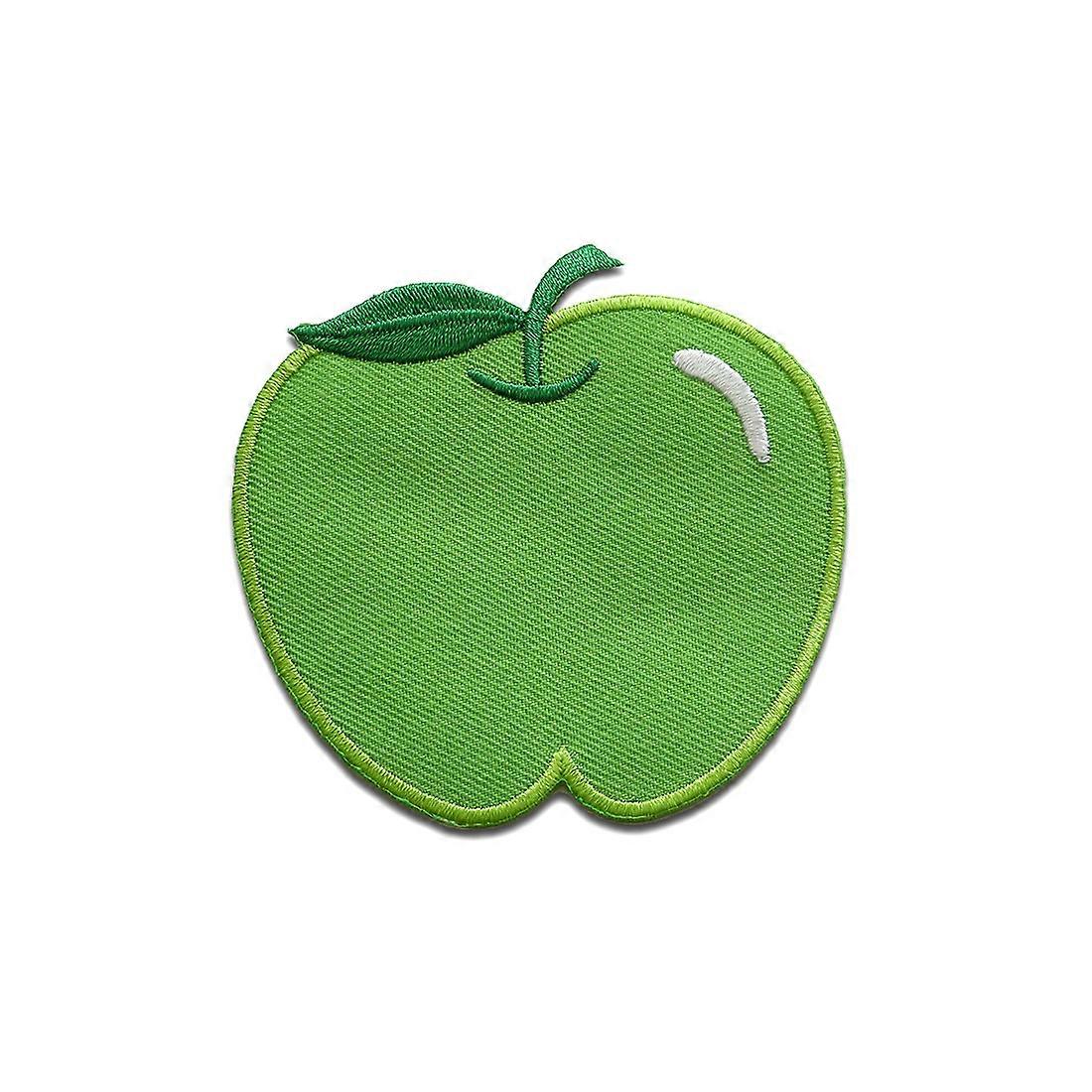 Patch / Iron-on Patch - Apple, Fruit, Fruit - Multiple Colors Selectable - 7.5 x 8 cm - Patch